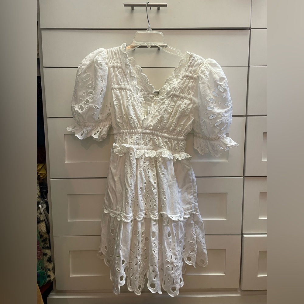 Sea NY eyelet mini dress